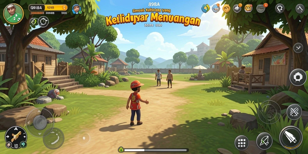 Tampilan gameplay 898A yang menarik dan interaktif dalam simulasi kehidupan.