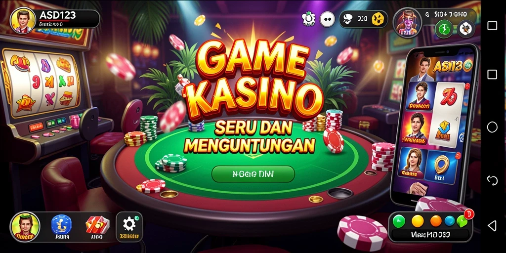 Tampilan gameplay menarik dari game Kasino ASD123.