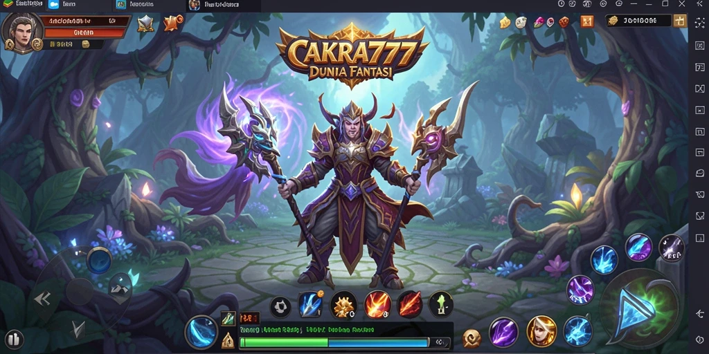 Gameplay seru dan kolaboratif dalam CAKRA777 MMORPG.