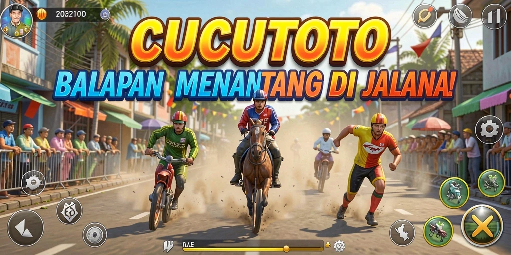 Tampilan balapan mendebarkan di CUCUTOTO dengan kendaraan berkualitas.