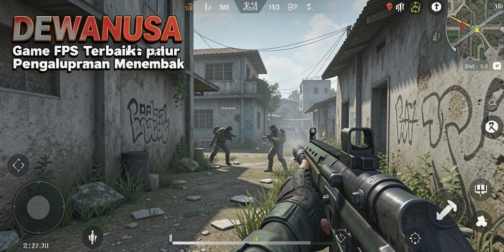 Tampilan gameplay DEWANUSA dengan aksi seru di medan perang.