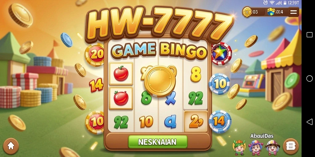 Tampilan gameplay Bingo yang seru dan interaktif di HW777.