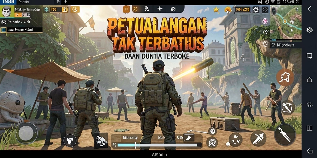 Gameplay Open World yang mendalam dan imersif di IN88.