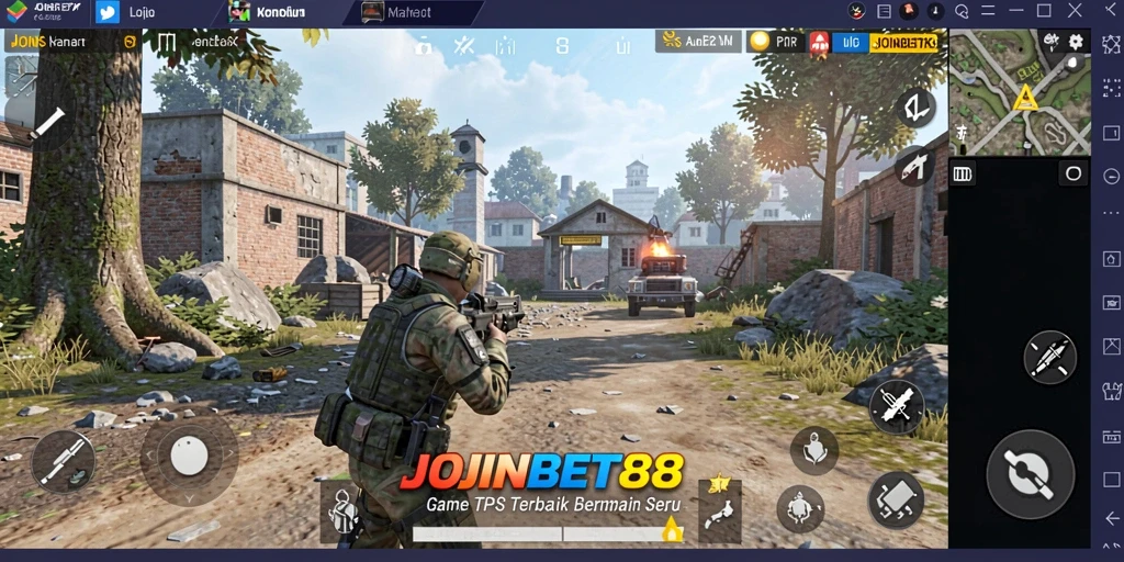 Tampilan gameplay seru dari JOINBET88 dengan aksi tembak-menembak yang mendebarkan.
