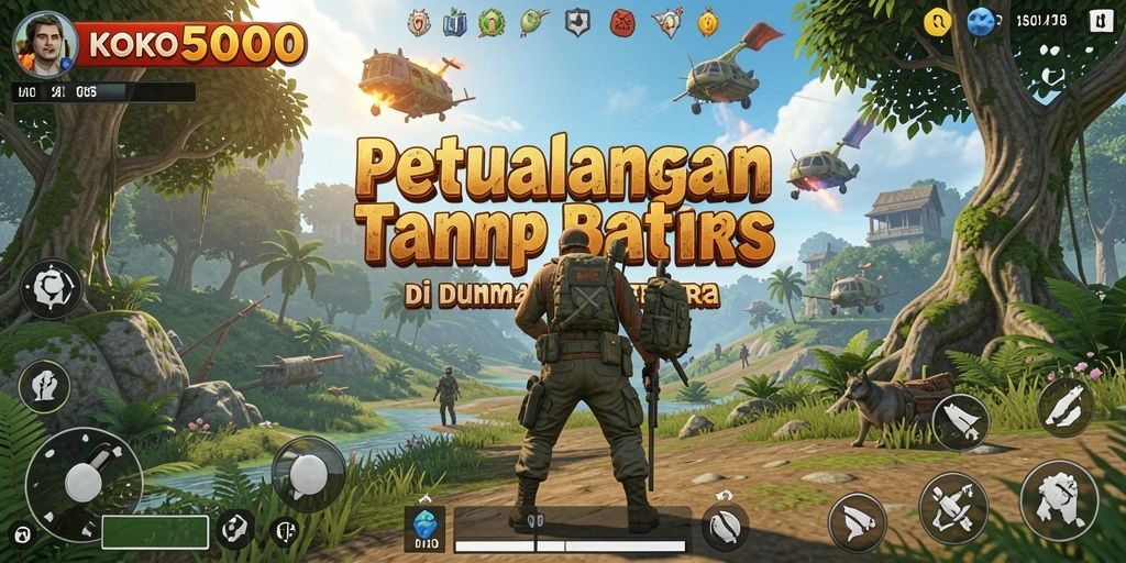 Gameplay menakjubkan KOKO5000 di dunia terbuka.