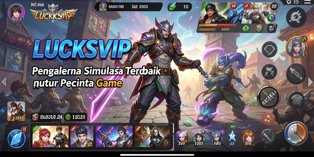 Tampilan gameplay LUCKSVIP yang menarik dan interaktif.