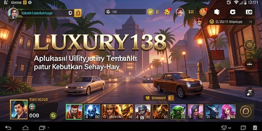 Tampilan antarmuka pengguna LUXURY138 yang intuitif dan fungsional.
