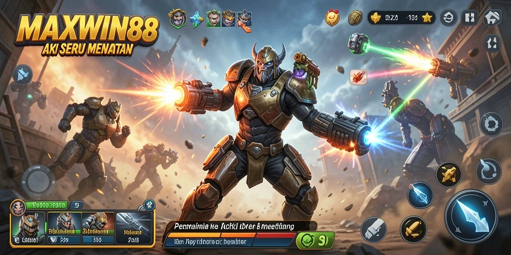 Tampilan gameplay seru dari MAXWIN88 yang penuh aksi.