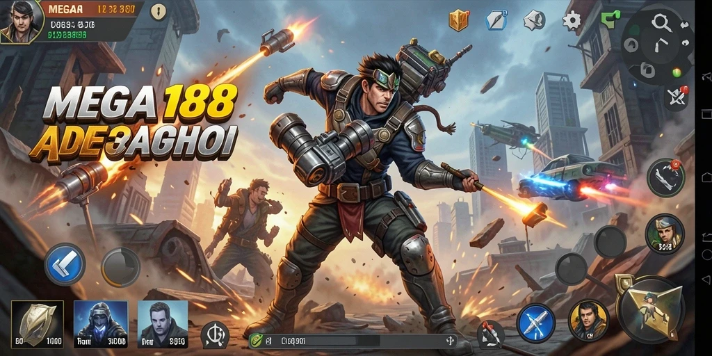 Tampilan gameplay seru dan penuh aksi di MEGA188.