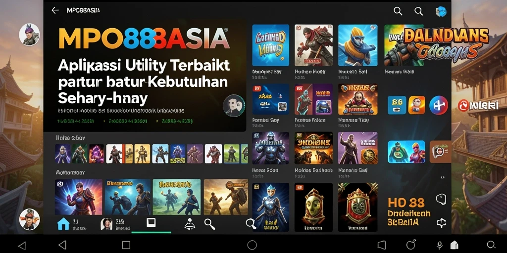 Tampilan antarmuka pengguna MPO88ASIA yang intuitif dan sederhana.