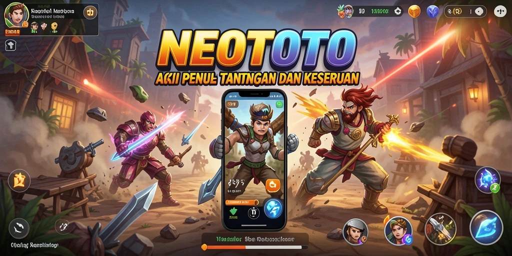 Tampilan gameplay NEOTOTO yang intens dan mengasyikkan.
