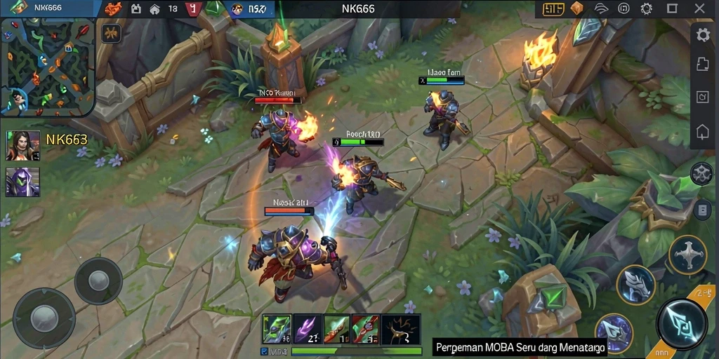 Tampilan gameplay NK666 yang dinamis dan menarik untuk dimainkan.
