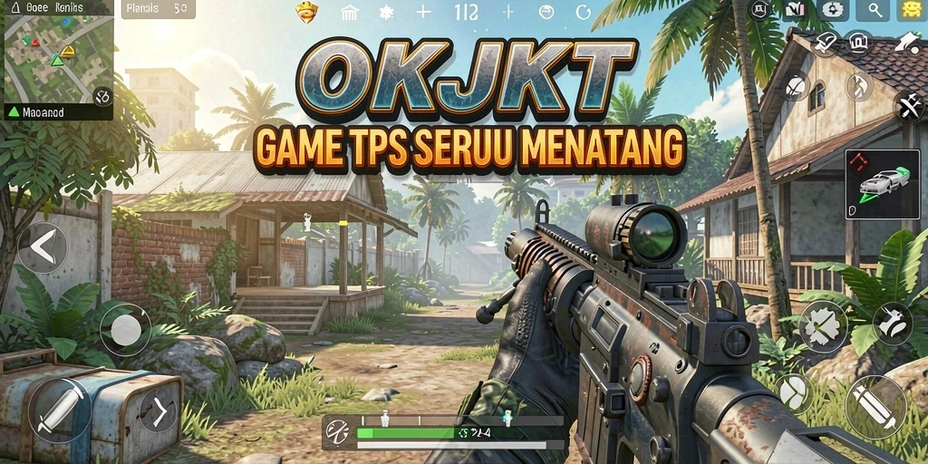 Tampilan gameplay seru dalam OKJKT dengan aksi mendebarkan.