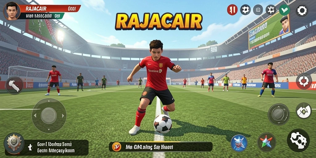 Tampilan menarik gameplay RAJACAIR dengan aksi olahraga yang memukau.