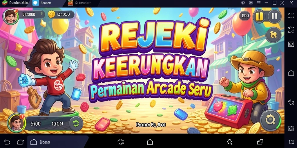 Tampilan gameplay memukau dalam REJEKI, penuh aksi dan tantangan.