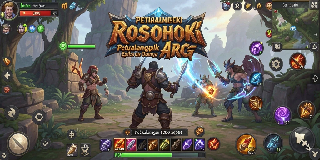 Tampilan gameplay seru dalam petualangan ARPG.