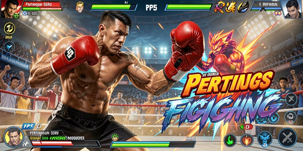 Tampilan screenshot gameplay RP55 menampilkan pertarungan mendebarkan.