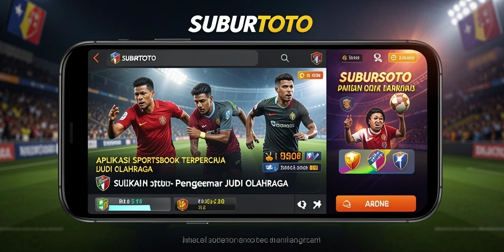 Gameplay menarik SUBURTOTO yang menggambarkan taruhan olahraga.