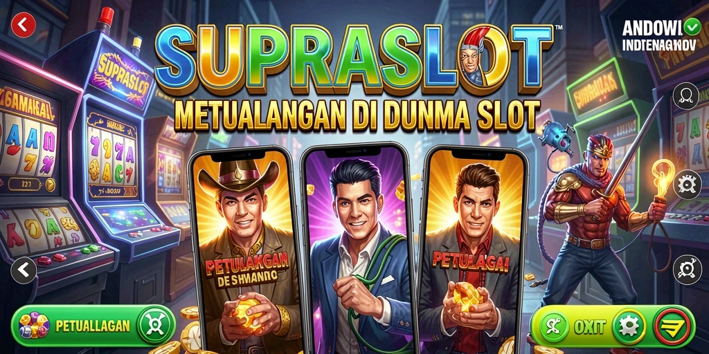 Screenshot menunjukkan gameplay menyenangkan dalam petualangan slot.