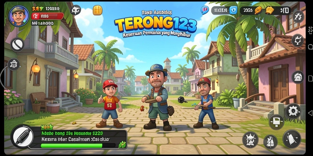 Tampilan screenshot utama TERONG123 menampilkan gameplay Casual yang menyenangkan.