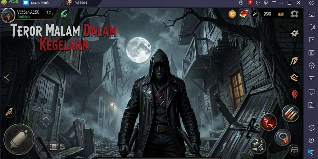 Tampilan gameplay VC55 yang menyeramkan dan mencekam.