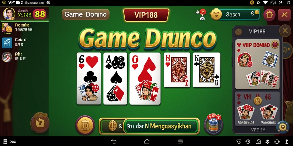 Gameplay seru dalam aplikasi VIP188 dengan grafis menarik.