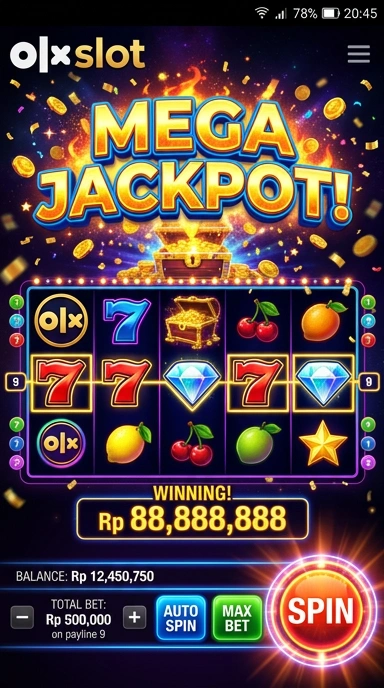 Menu kategori yang jelas di olxslot membantu pengguna menjelajahi aplikasi.